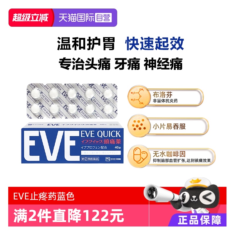 头痛痛经牙疼      布洛芬止疼药