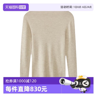 商场同款 Polo 女 一体成型半高领绵羊毛针织衫 自营 Marc