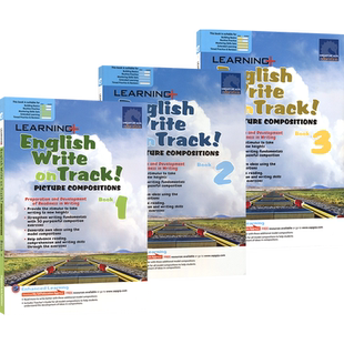 【自营】SAP Learning English Write on Track! Picture Compositions 学习系列看图写作1-6年级 英语范文写作 强化基础 英文原版