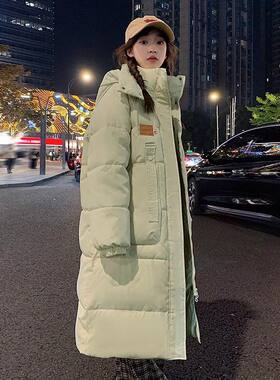 唐狮2026中长款棉服冬季新款女爆款冬天棉袄外套小个子棉衣厚