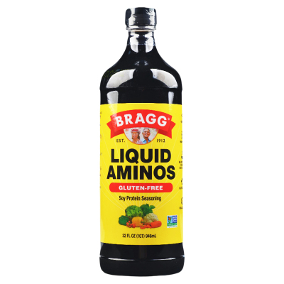 美国进口Bragg氨基酸酱油有滋有味大豆复合调味汁家用调味品946ml