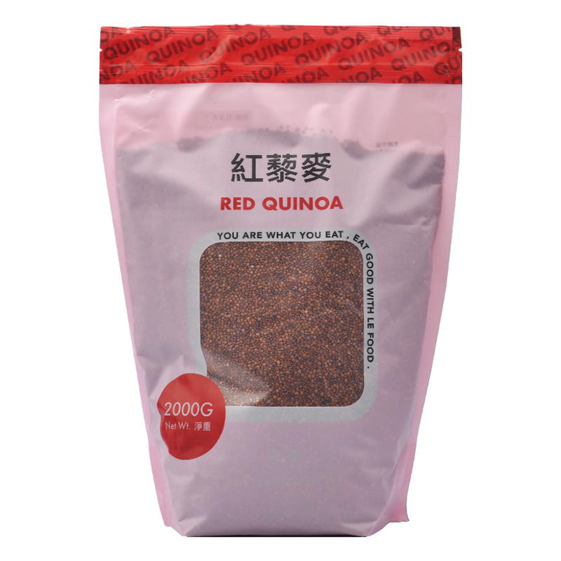 玻利维亚进口乐腹红白藜麦2kg健身代餐粗粮主食沙拉杂粮饭大包装