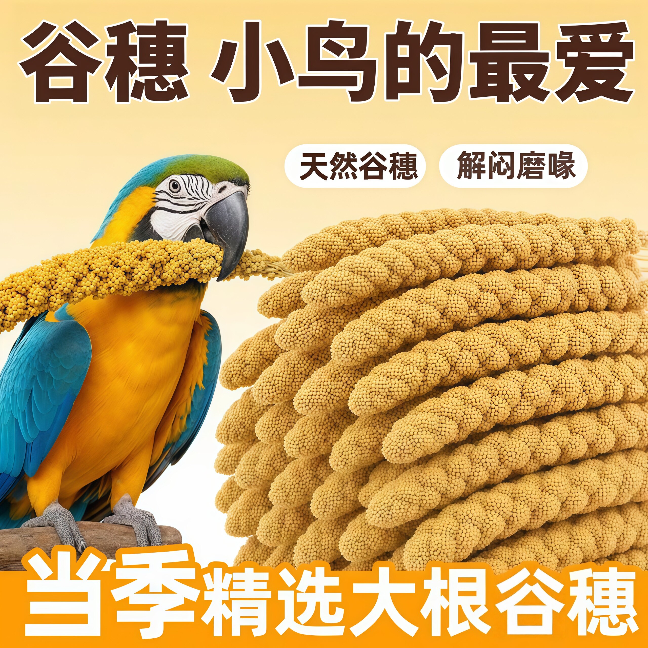 26年新谷穗鹦鹉仓鼠零食磨牙
