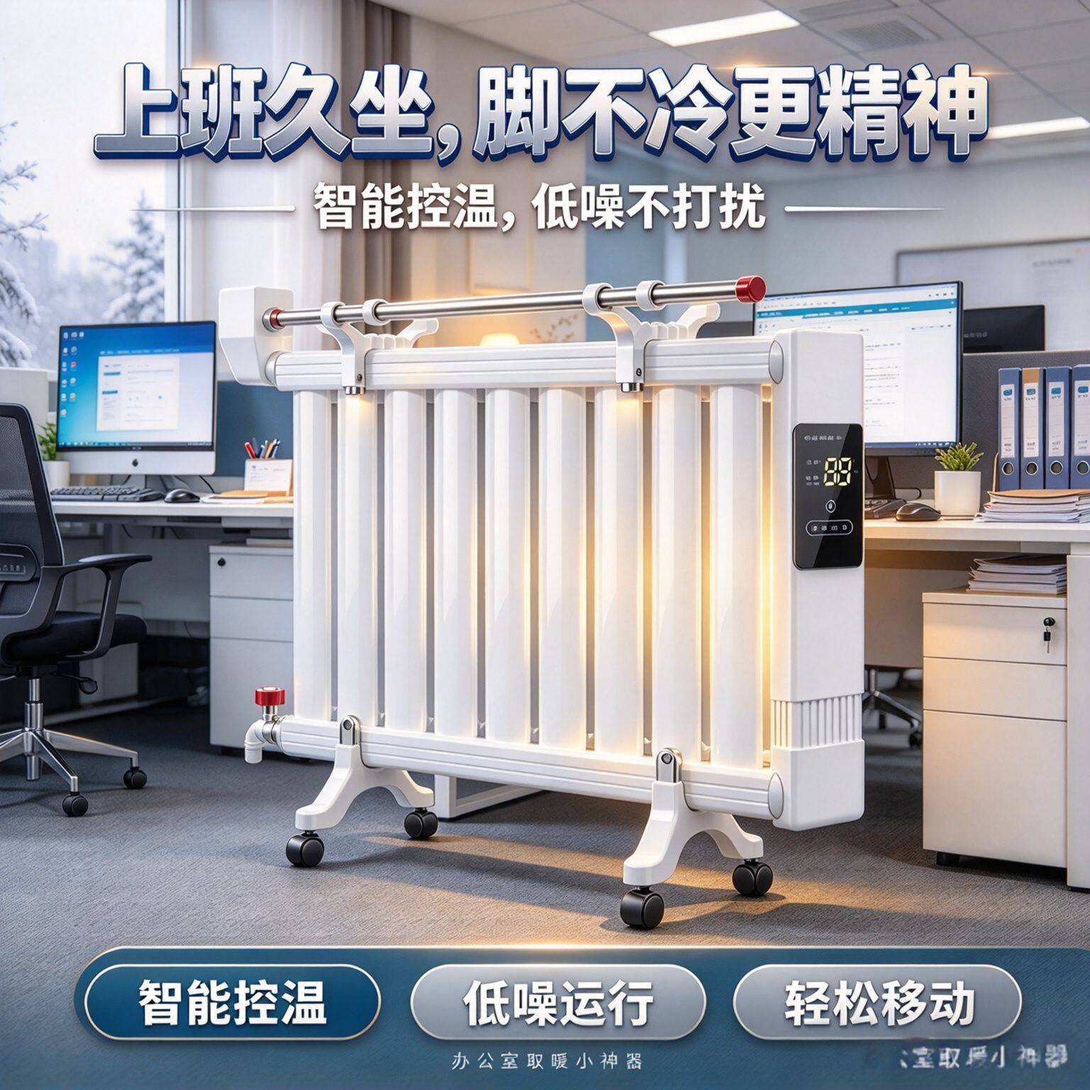 暖气片置物架语音智控养殖一体机移动式家用瑜伽电暖器防腐防熏墙