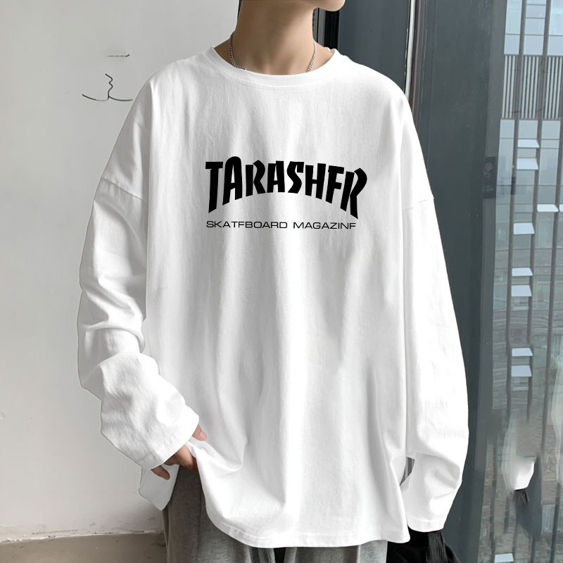 长袖T恤男秋冬季简约风潮牌