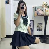 樱奈家小松夏金属纽扣水手服原创日系JK制服学院风满襟班服裙套装