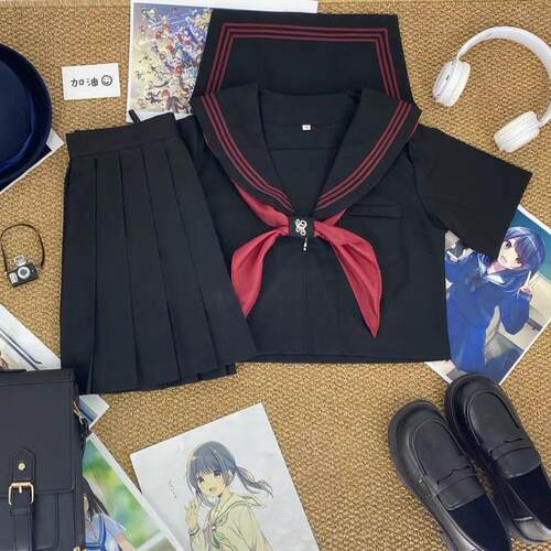 樱奈家基础款赤三本水手服套装
