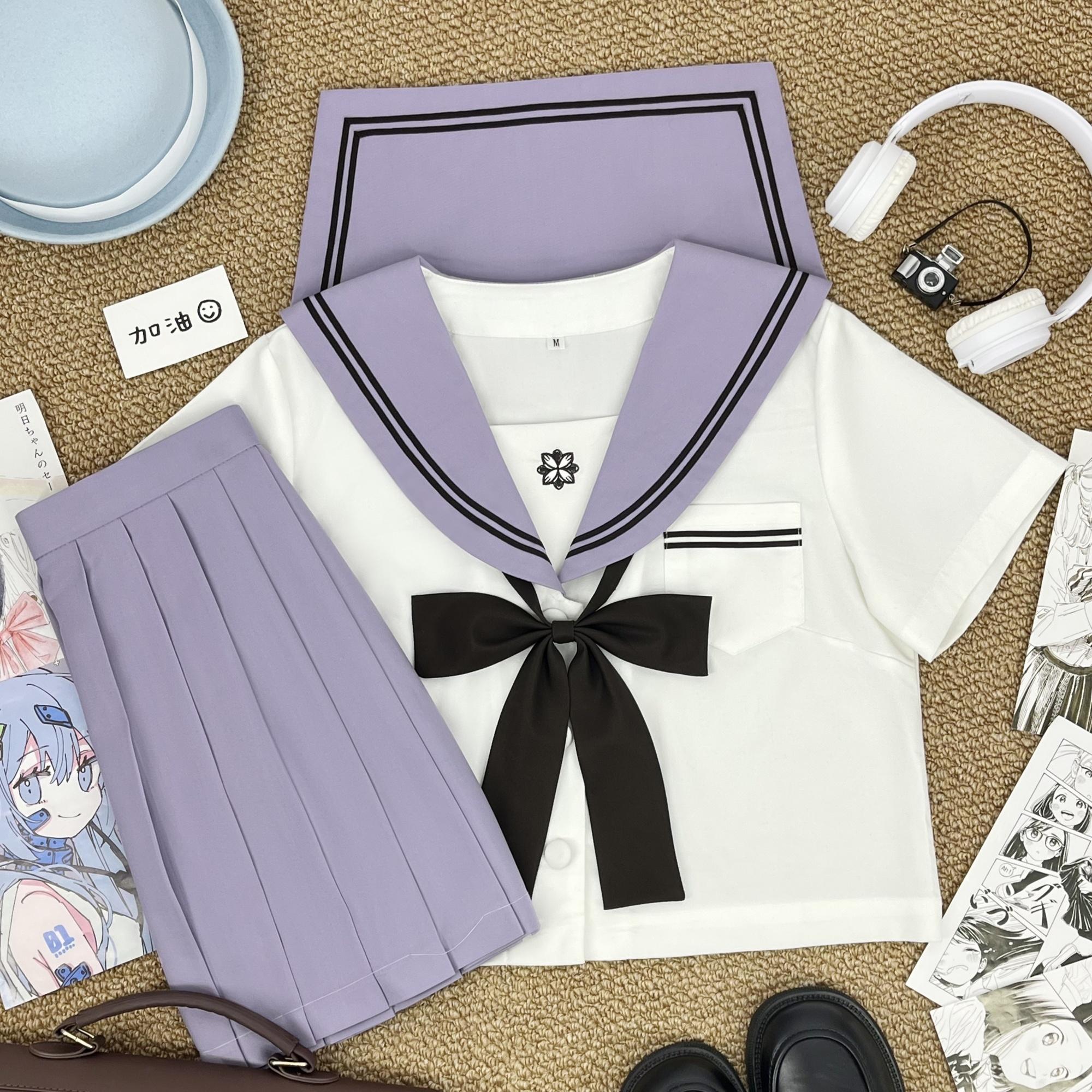 樱奈家原创JK制服紫樱千夏套装