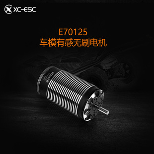 雄才70125电机1比5有感无刷电机12S防水1/5RC遥控模型车电机