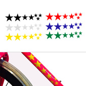 山地车反光贴纸轮圈贴纸自行车反光贴花爆款 车贴五角星汽车贴