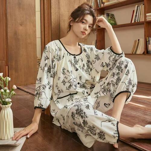 夏季休闲韩版可爱睡衣