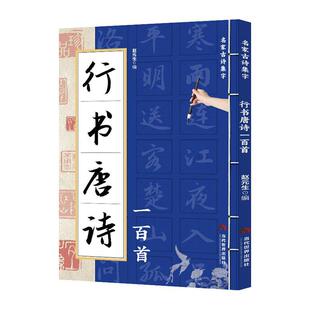 正版行书唐诗一百首赵元生书店艺术书籍 畅想畅销书