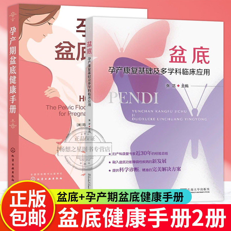盆底 孕产康复基础及多学科临床应用+孕产期盆底健康手册 孕产妇女性盆底肌骨盆腹部妊娠期分娩生育期指导盆底功能障碍评估治疗