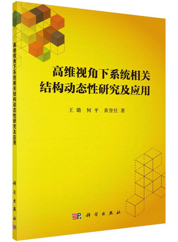 正常发货 正版包邮 高维视角下系统相关结构动态性研究及应用 王璐