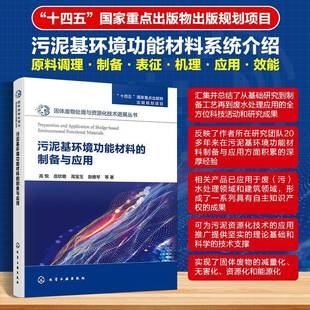 污泥基环境功能材料的制备与应用 固体废物处理与资源化技术进展丛书 污泥脱水关键技术 污泥陶粒制备与应用关键技术环境科学丛书