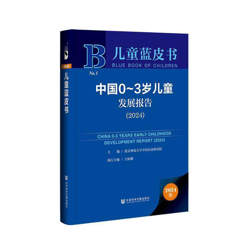 中国0-3岁儿童发展报告:2024:2024北京师范大学中国公益研究院儿童读物书籍