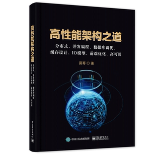 分布式 电子社 并发编程数据库调优缓存设计IO模型前端优化高可用 著 高性能软件系统架构设计软件开发书 易哥 高性能架构之道