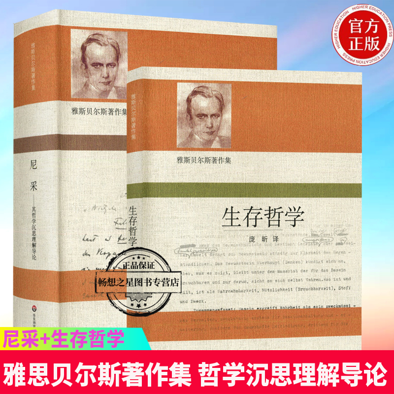 正版包邮  尼采+生存哲学  雅思贝尔斯著作集  哲学沉思理解导论  表达了其哲学思想的基本结构  华东师范大学出版社