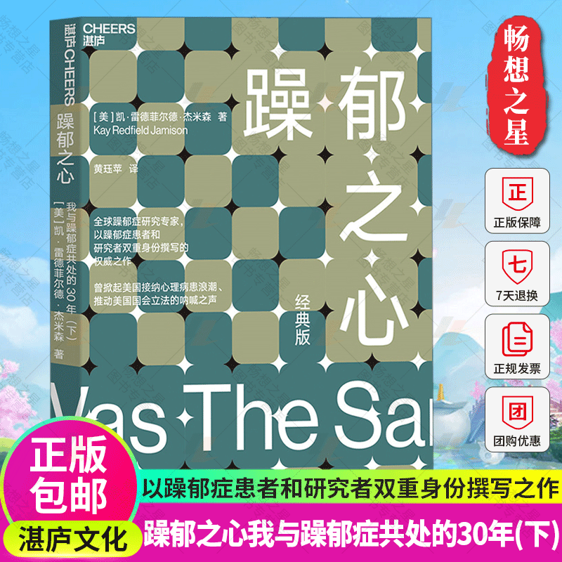 杰米森经典之作自身经历全面解读躁郁症背后真相暴躁症抑郁症心理书籍