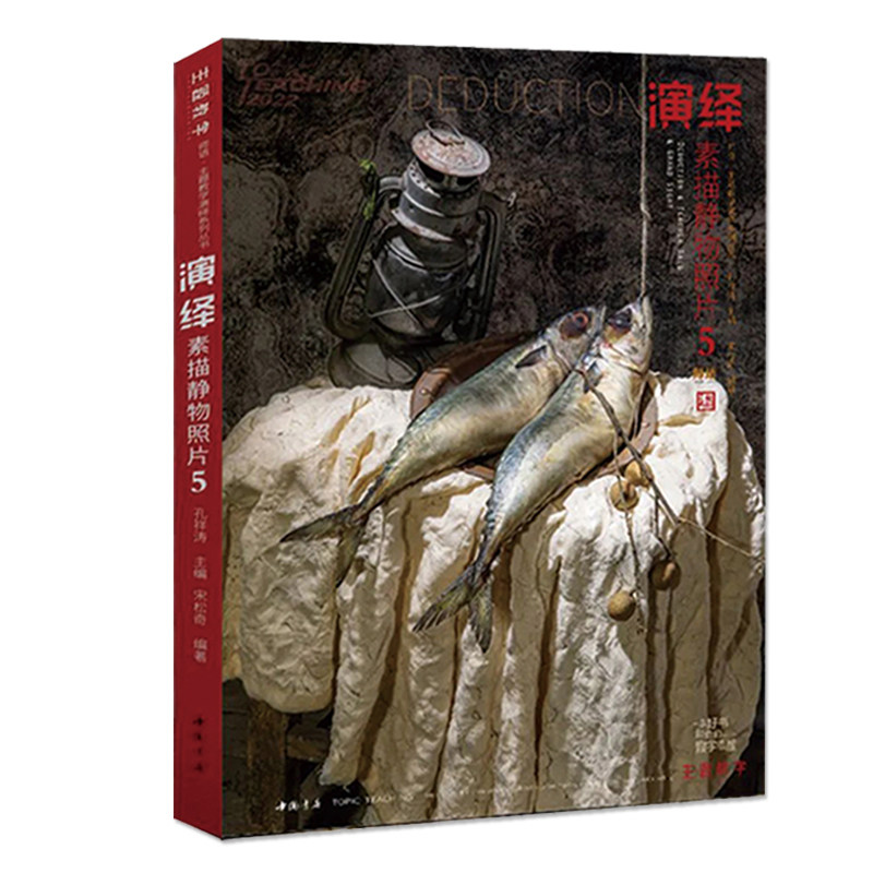 正版包邮 演绎素描静物照片5 2022主题教学宋松奇单体组合石膏果蔬器皿杂物陶罐静物照片写生素材美术高考联考教材教程照片书籍