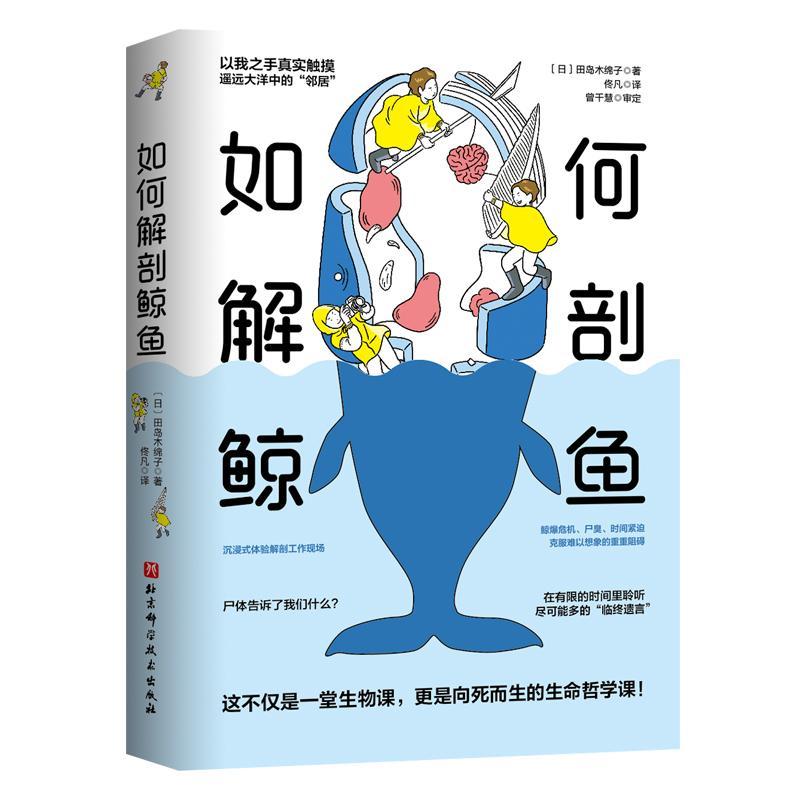 正版如何解剖鲸鱼田岛木绵子书店自然科学书籍 畅想畅销书