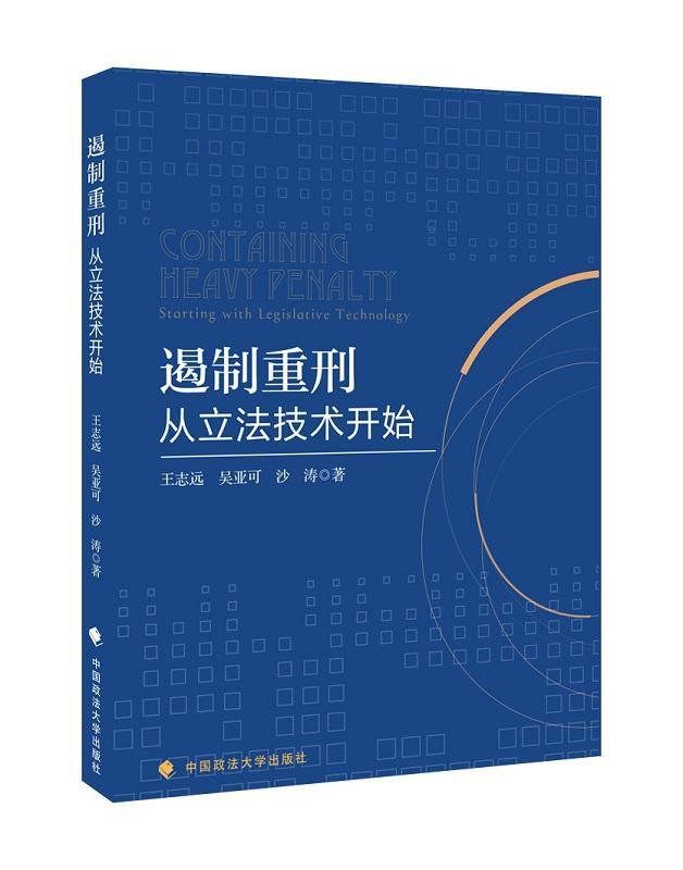 正版包邮 遏制重刑:从立法技术开始:starting with legislative technology  王志远 书店 法律 书籍 畅想畅销书