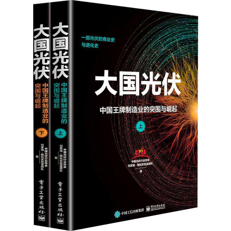 大国光伏 中国制造业的突围与崛起(全2册) 中国光伏行业协会,刘家琦·酷玩实验室团队 著 电子工业出版社 经济理论、法规