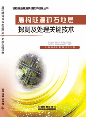 正版包邮 盾构隧道孤石地层探测及处理关键技术 白伟 书店 市政工程书籍 畅想畅销书