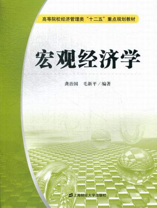 正版包邮 宏观经济学 龚治国,毛新平 上海财经大学出版社 经济 经济学理论 经济管理书籍