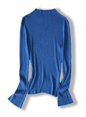 GP130 菲诗菲曼高端定制  半高领修身羊毛针织衫WL5705M