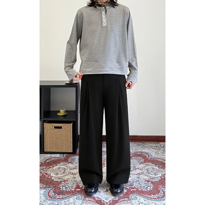 cleanfit打褶宽松立体剪裁