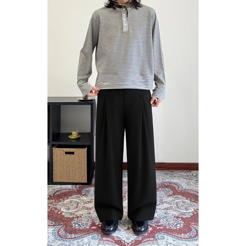 cleanfit打褶宽松立体剪裁