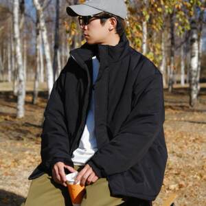 秋冬新品潮牌立领棉衣防寒保暖