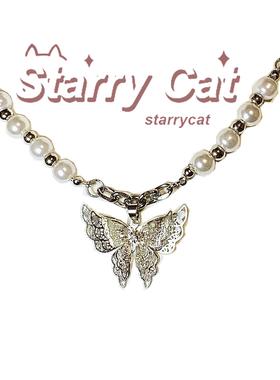 轻奢小众项链DIY毛衣链女银