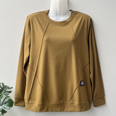 宽松双面德绒打底衫 妈妈装 厚T恤女中老年大码 长袖 宽松上衣 秋冬季