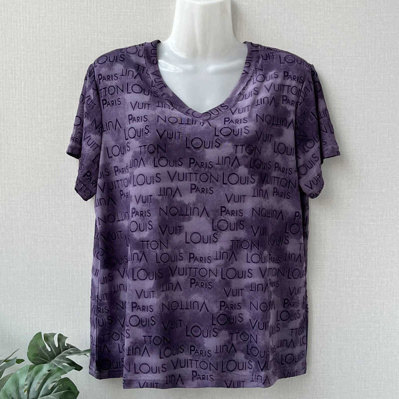 短袖上衣宽松特色欧洲站套头百搭