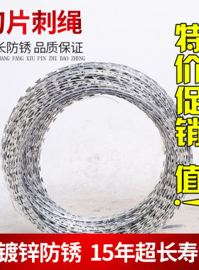 热镀锌围墙刀片刺网刺绳