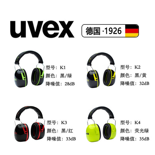 uvex优唯斯降噪隔音耳罩