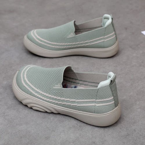 老北京布鞋平底浅口休闲布防滑