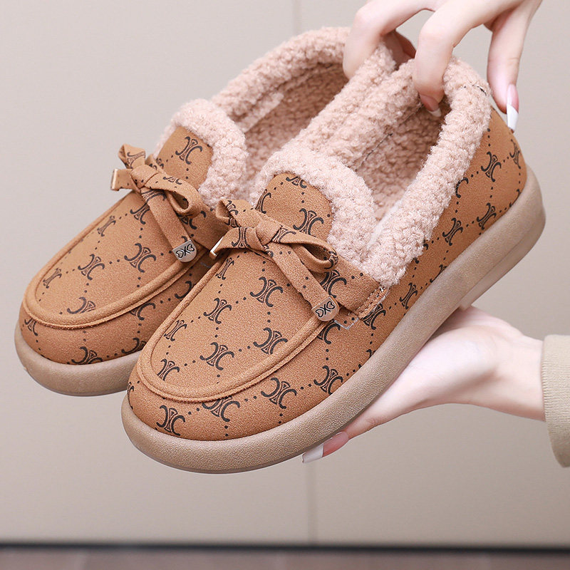 2024冬季新款老北京棉鞋女软底防滑加绒加厚雪地靴一脚蹬妈妈棉靴,女鞋,棉鞋,淘宝优惠券,粉丝福利购,淘宝优惠卷