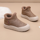 2024新款老北京棉鞋女加绒加厚保暖妈妈棉靴防滑防水一脚蹬雪地靴