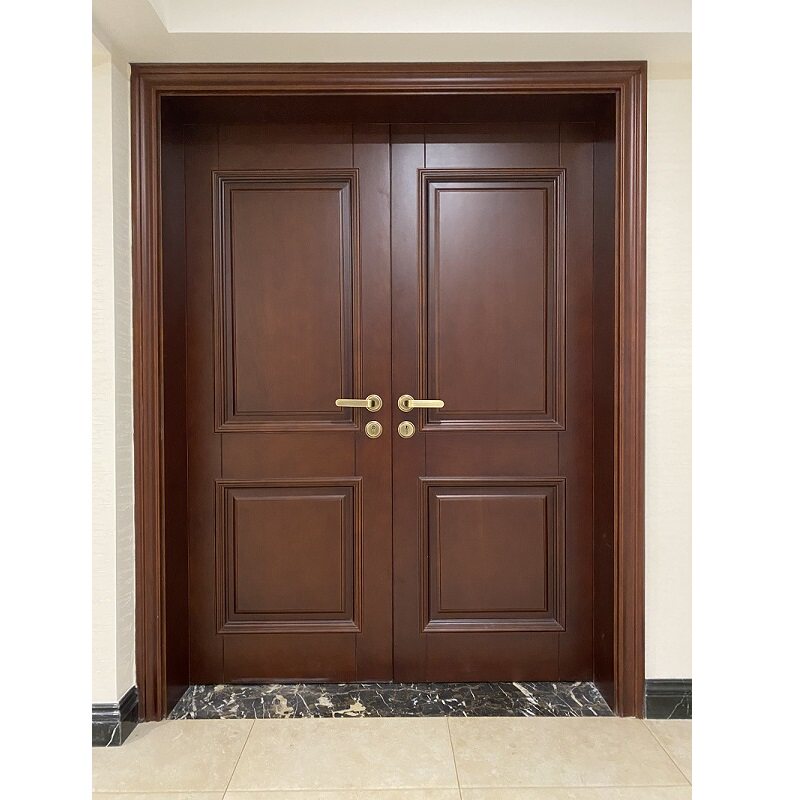 毛海木业卡斯拉原木门烤漆卧室门纯实木门室内门套装杭州上门安装