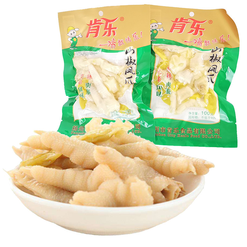 肯乐泡椒江苏辣味鸡爪子