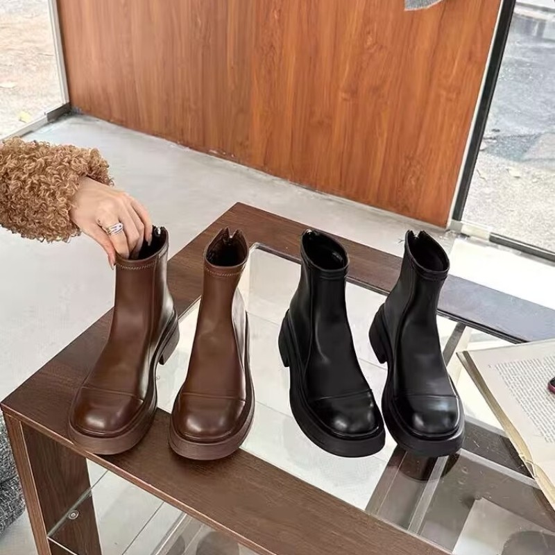 专柜折扣商场撤柜女鞋平底厚底短靴女时尚舒适百搭洋气YD88105A,女鞋,马丁靴,淘宝优惠券,粉丝福利购,淘宝优惠卷