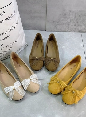 专柜商场撤柜断码女鞋浅口方头平底鞋软底舒适单鞋女KD253512-1A