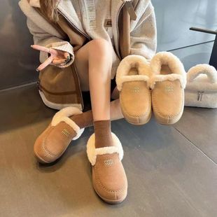 保暖洋气雪地靴冬季 真皮 专柜女鞋 勃肯鞋 Z5525029A 羊皮高货