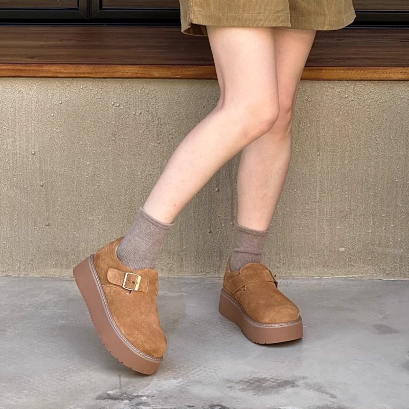 真皮！厚底勃肯鞋加绒！专柜女鞋女鞋冬季百搭加棉鞋G892981-1A,女鞋,勃肯鞋/软木鞋,淘宝优惠券,粉丝福利购,淘宝优惠卷