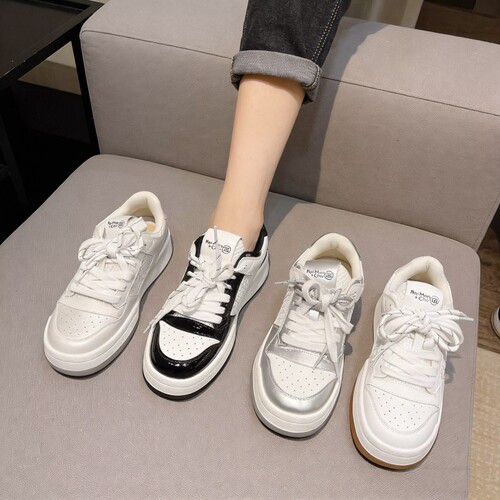 厚底小白鞋女学院风休闲鞋