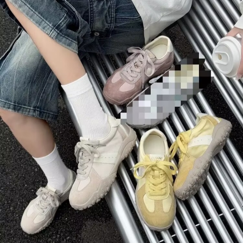 平底系带显瘦阿甘鞋休闲鞋女