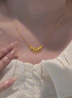 时尚高级感律动音符精致百搭项链